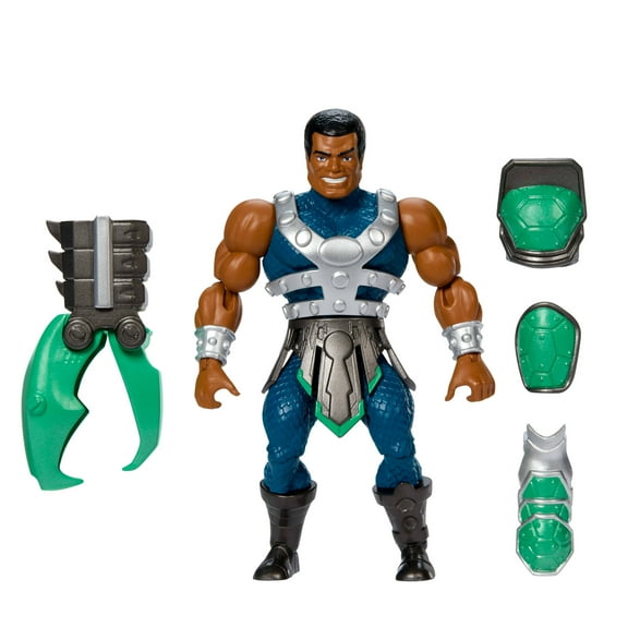 Masters Universe Origins Turtles of Grayskull Clamp Champ Action Figure, TMNT MOTU Reptile Wars Toy
