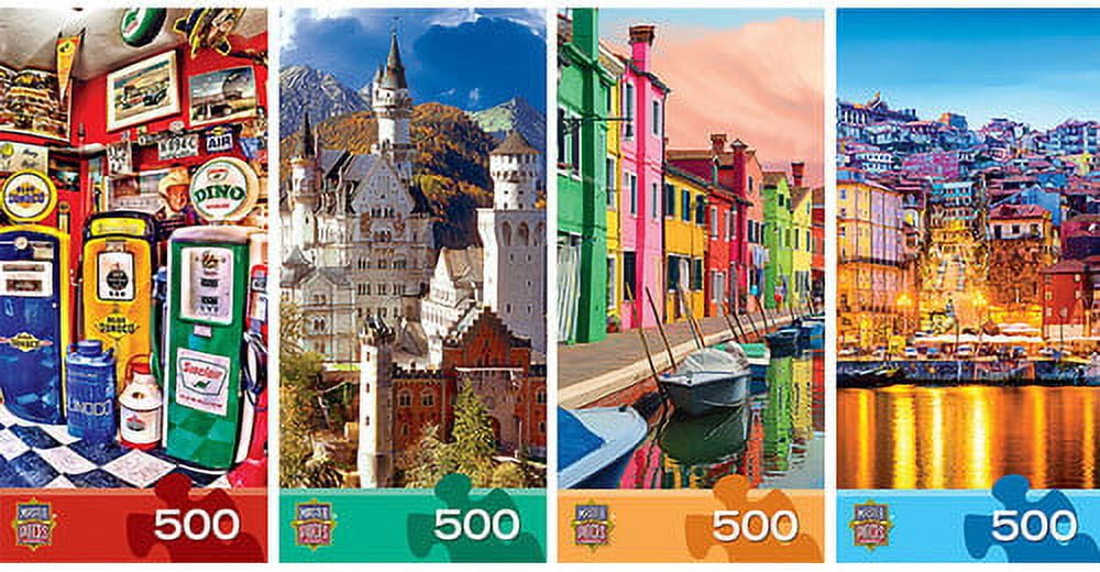 Masters of Photography Puzzle Assortment Pack (4 - 500 Piece)