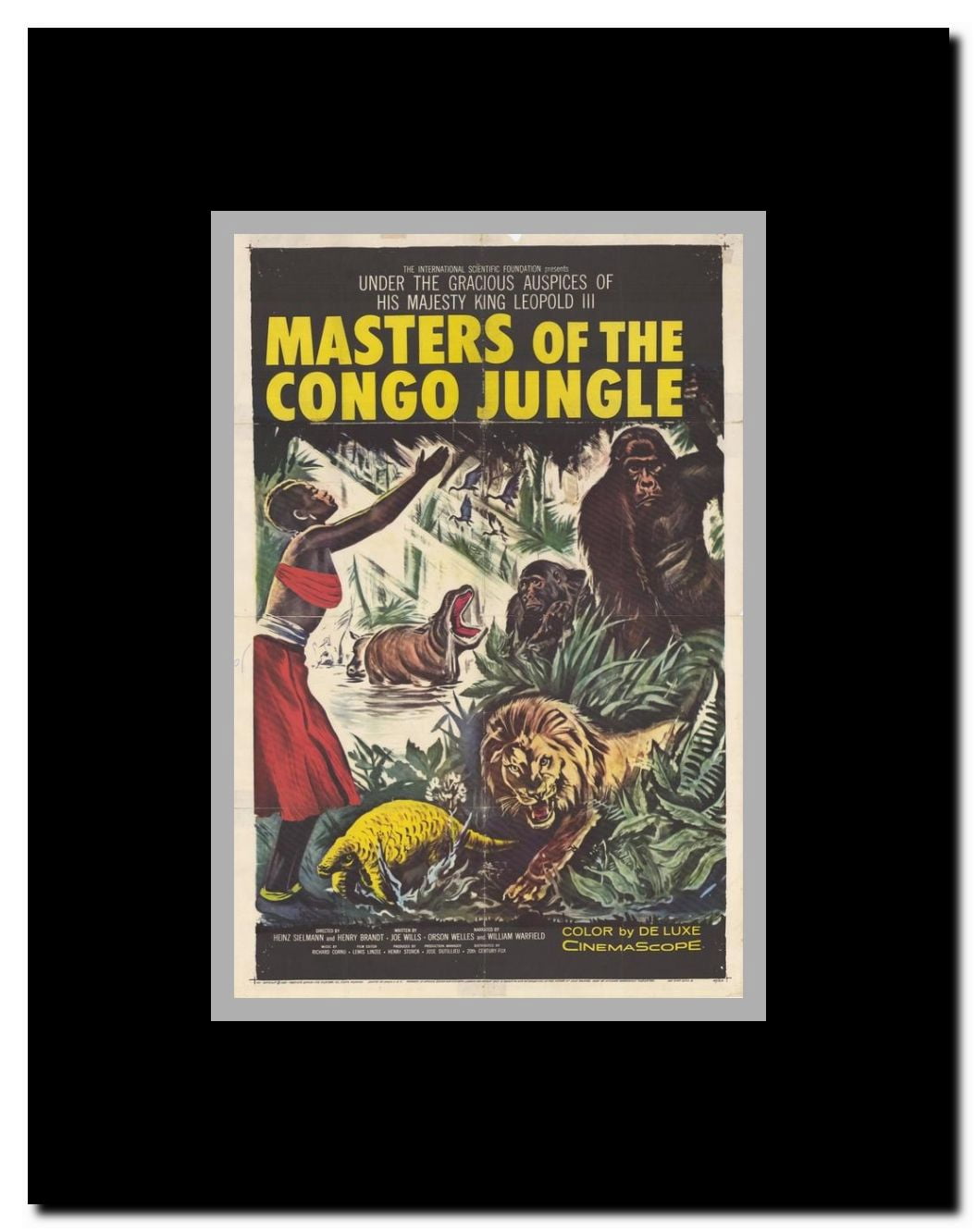 Masters of the Congo Jungle Framed Movie Poster