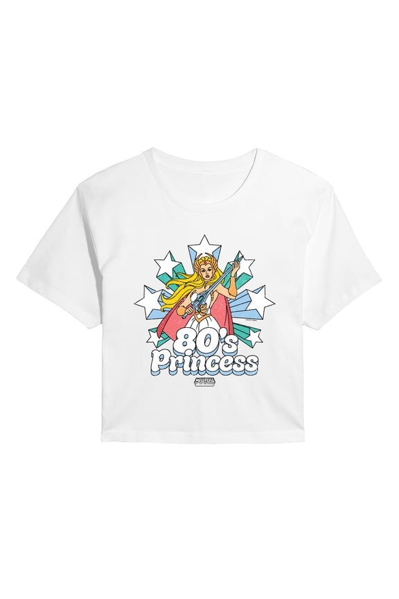 - 80's Princess She-Ra - Juniors Cropped Graphic T-Shirt