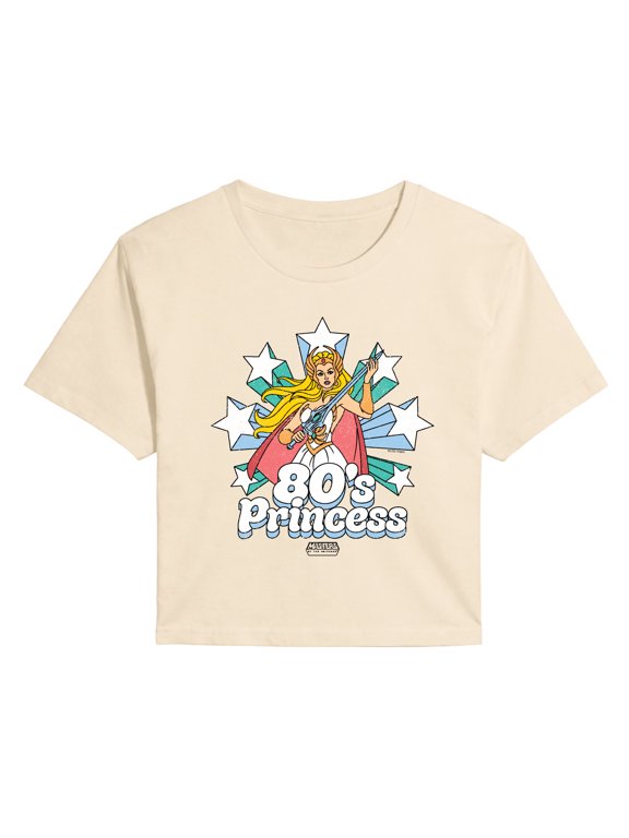 - 80's Princess She-Ra - Juniors Cropped Graphic T-Shirt