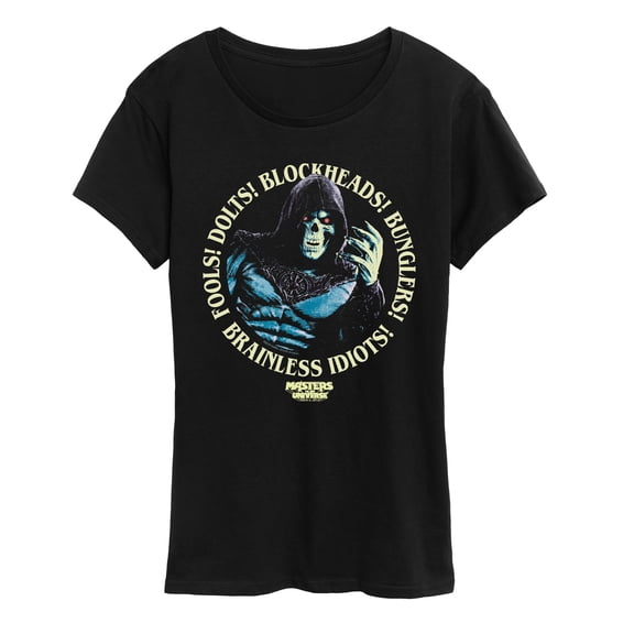Masters of the Universe - Brainless Idiots Skeletor - Women's Short Sleeve Graphic T-Shirt