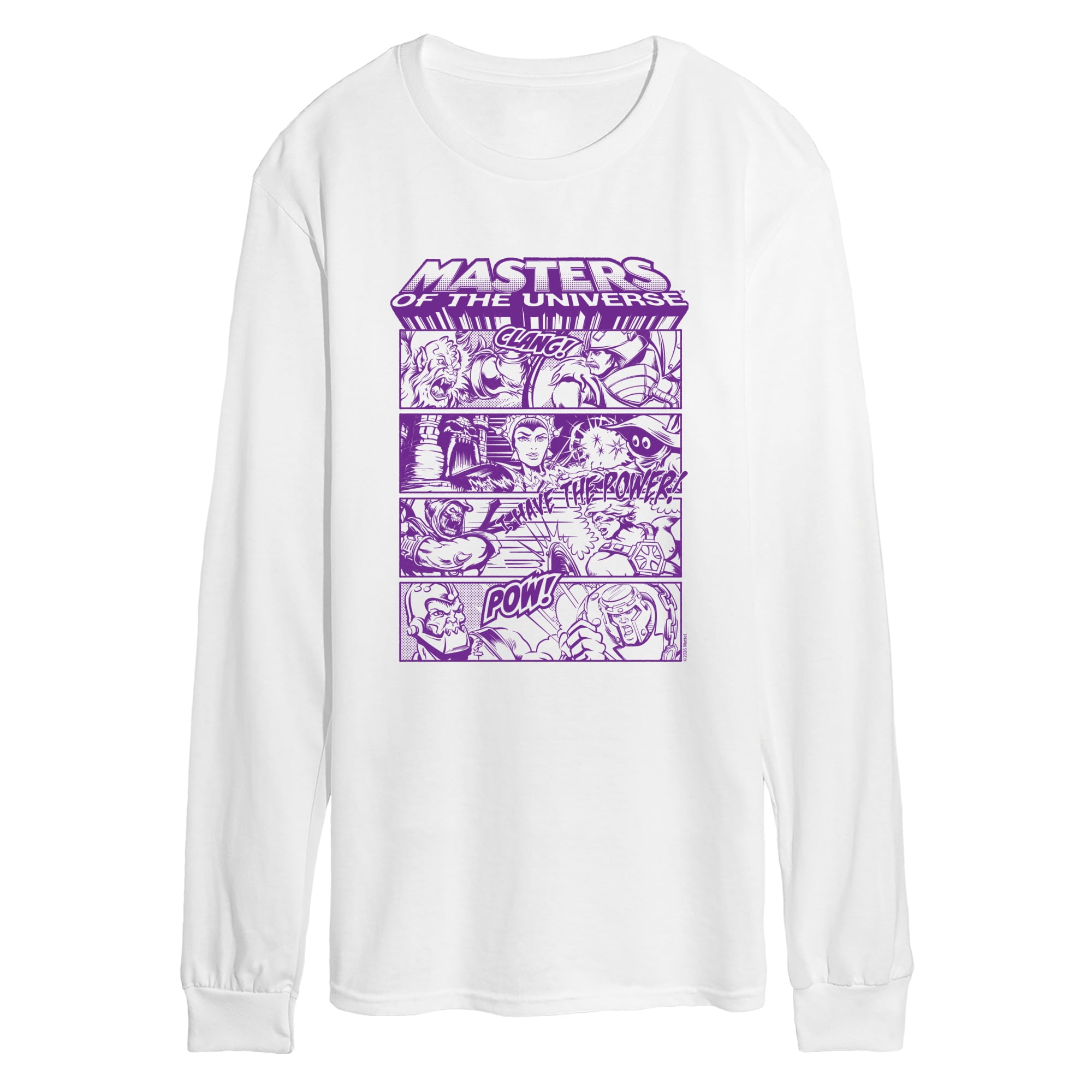 Masters of the Universe - Comic Panels Men's Long Sleeve Graphic T ...