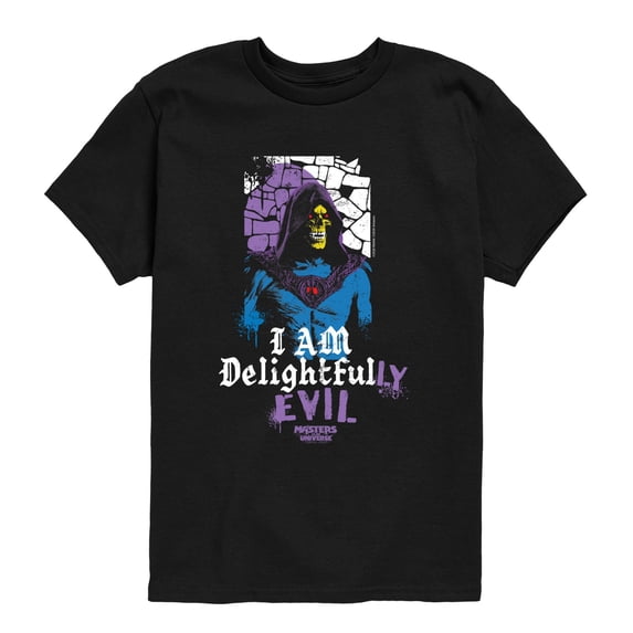 Masters of the Universe - Delightfully Evil Skeletor - Youth Boys Short Sleeve Graphic T-Shirt