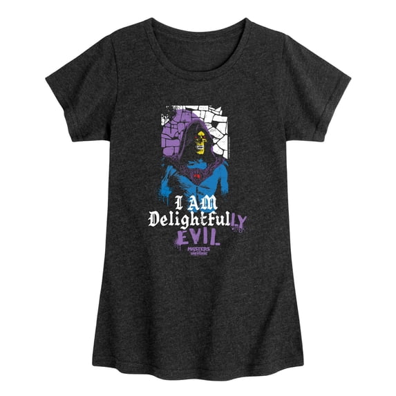 Masters of the Universe - Delightfully Evil Skeletor - Youth Girls Fitted Short Sleeve T-Shirt