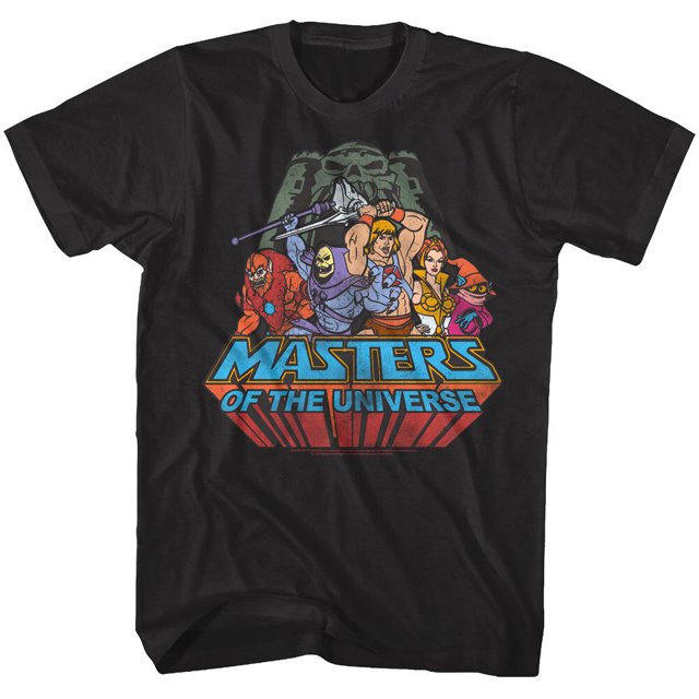 Masters of the Universe HeMan Characters Men's T Shirt Skeletor SheRa