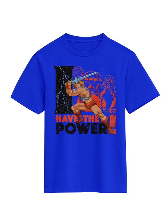 Masters of the Universe He-Man Have the Power Boys Short Sleeve Graphic T-Shirt-XS