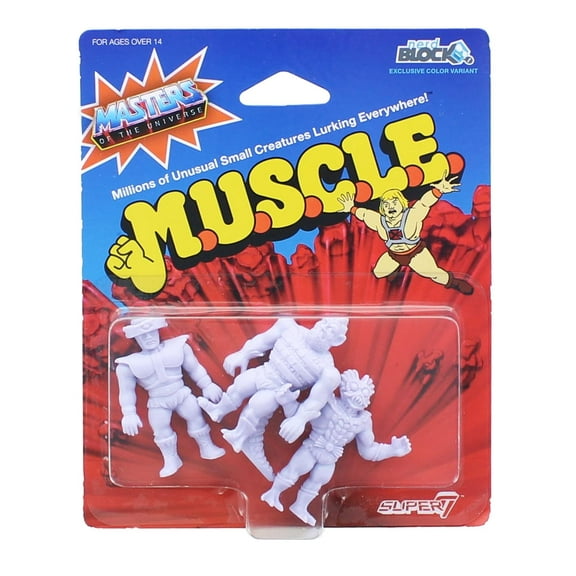 Masters of the Universe M.U.S.C.L.E. 3-Pack: Tri-Klops, Whiplash, Mer-Man