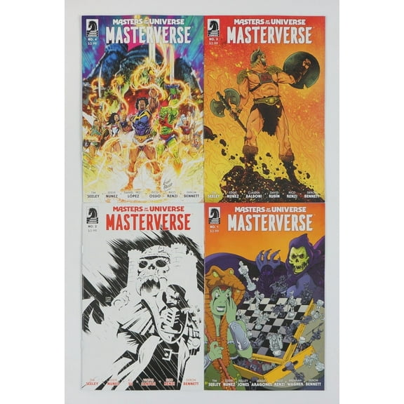 Masters of the Universe: Masterverse #1-4 VF/NM complete series C Variants ; Dark Horse (C)