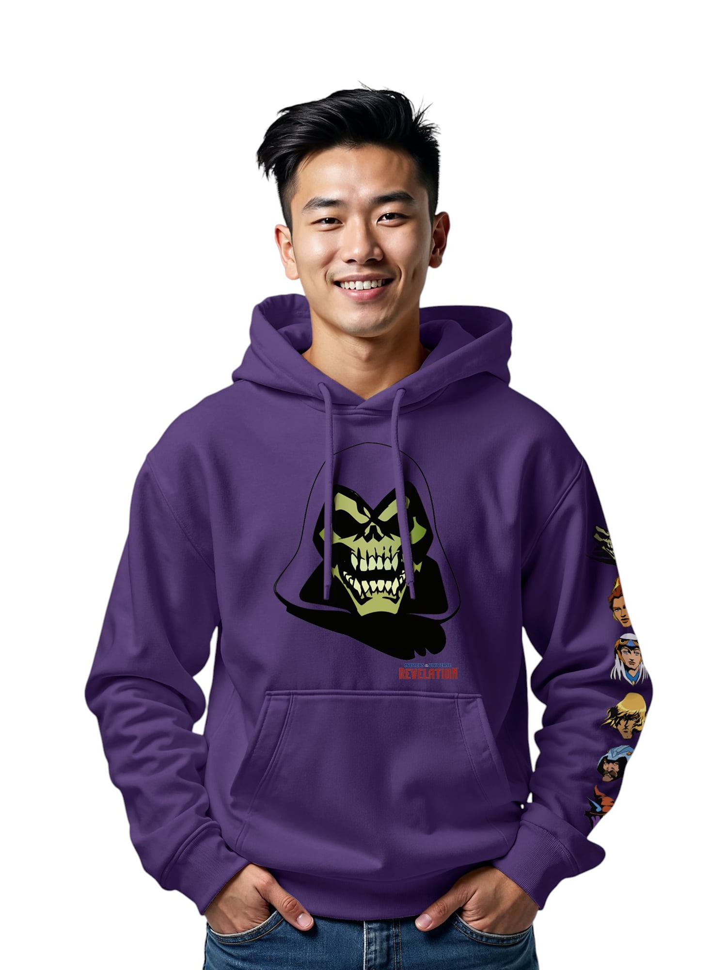 Masters of the Universe Men's Graphic Hoodie with Long Sleeves, Sizes S-3XL
