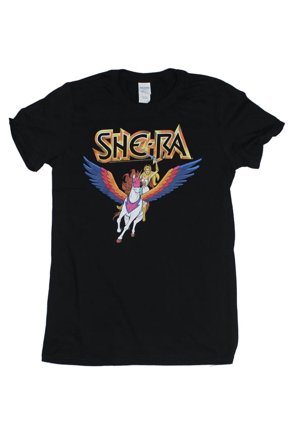 Masters of the Universe Mens T-Shirt - SHE-RA SHERA Rides Swift Wind (Small)