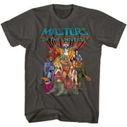 Masters of the Universe Mens T-shirt - Giant Group Under Logo (Medium)
