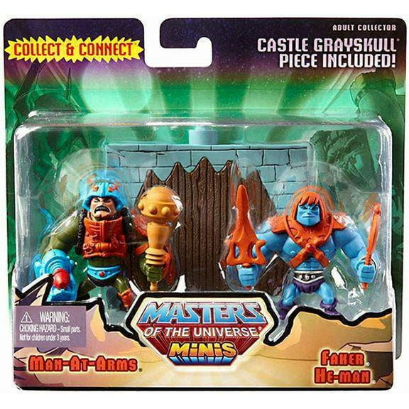Masters of the Universe Mini Faker and Man-At-Arms Figures - MOTU MOTU