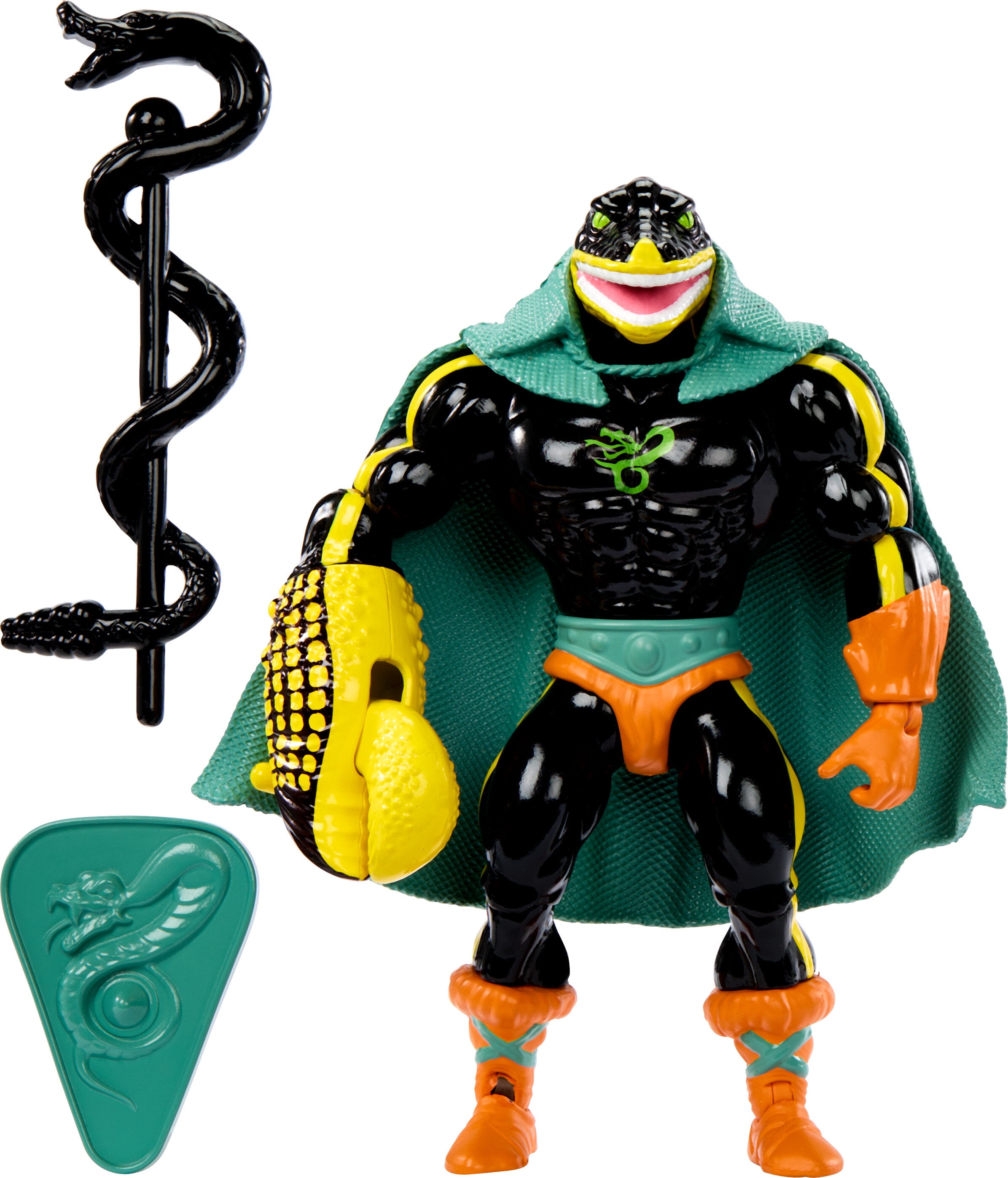Masters of the Universe Origins Action Figure Toy, Lord GrAsp MOTU Snake Men Villain