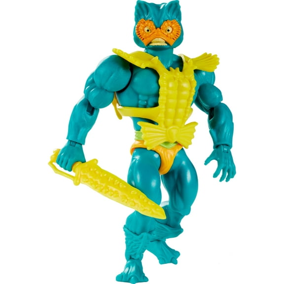 Masters of the Universe Origins Action Figure Toy, Mer-Man MOTU Ocean Villain