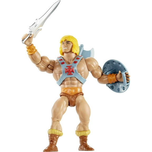 Masters of the Universe Origins He-Man Action Figure, 5.5-inch MOTU Toy Collectible