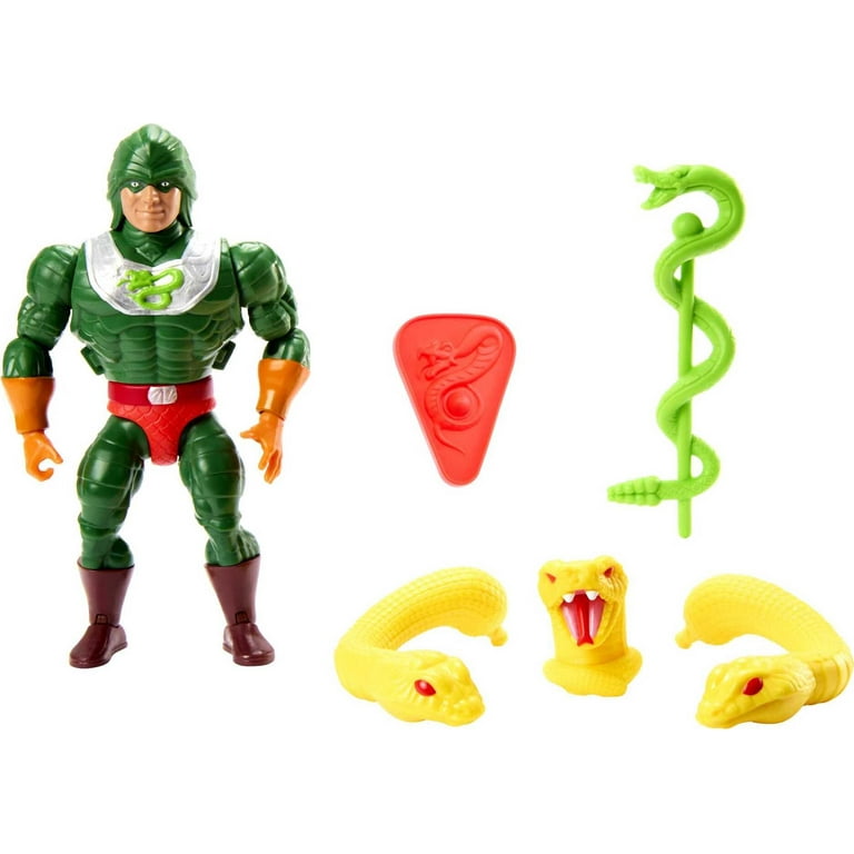 MOTU Origins Deluxe King Hiss Action Figure, 5.5 Inch