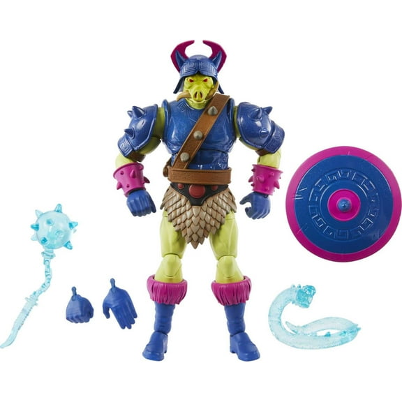 Masters of the Universe Origins Pig-Head Action Figure, 7-in Collectible Superhero Toys