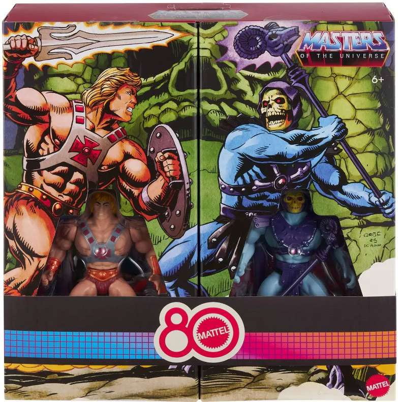 Masters of the Universe Origins Retro He-Man & Skeletor Action Figure 2-Pack