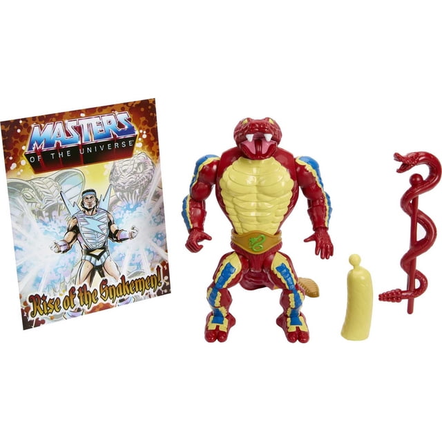 Masters Of The Universe Origins Snake Trooper Action Figure - 5.5" Articulated With Comic Book