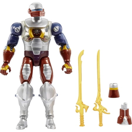 Masters of the Universe Origins Roboto Action Figure, 7-in Collectible Superhero Toys