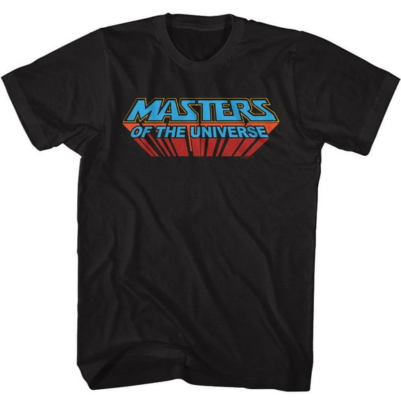 Masters of the Universe Retro Logo Black T-Shirt