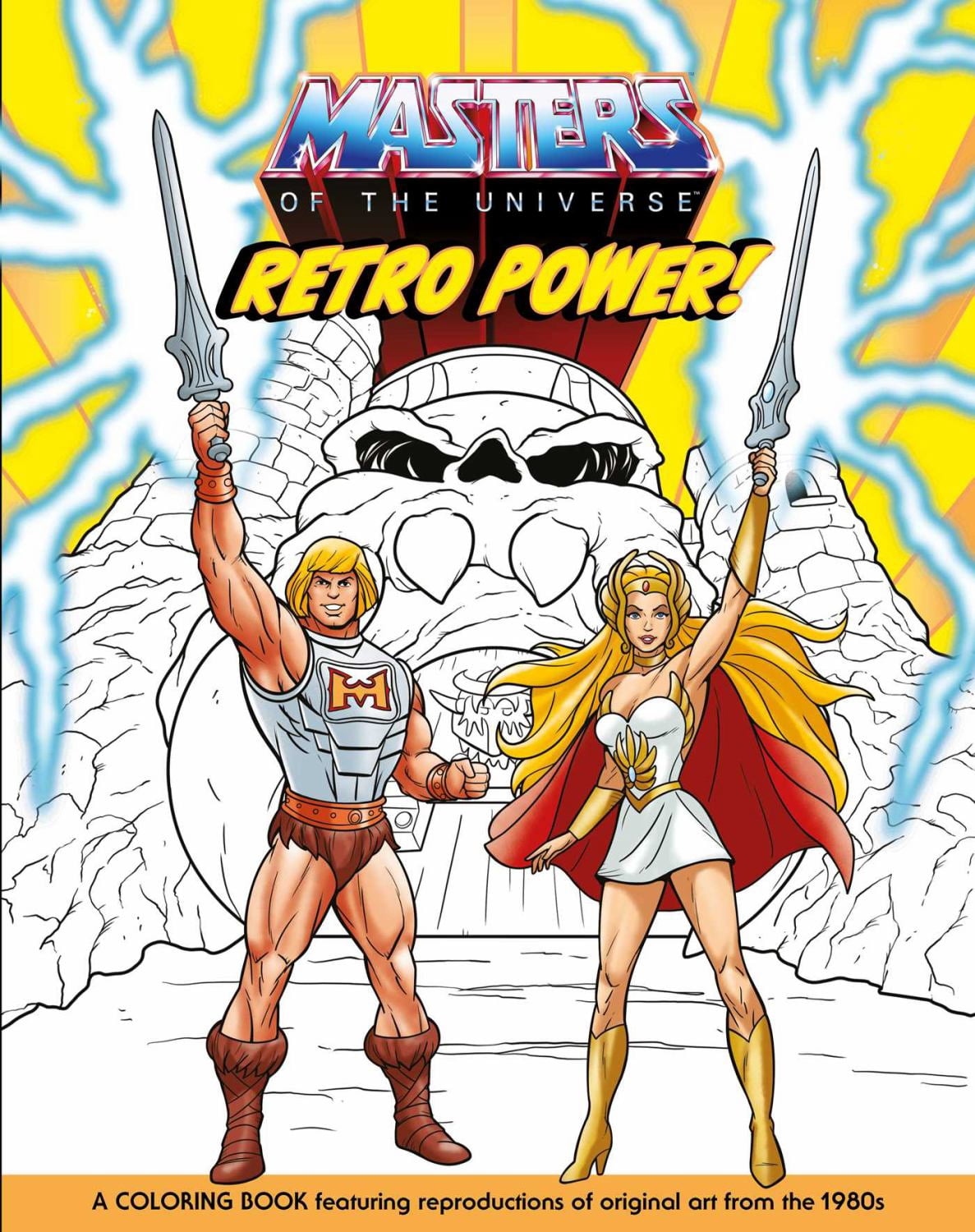Masters of the Universe: Retro Power! Coloring Book, 80 pages