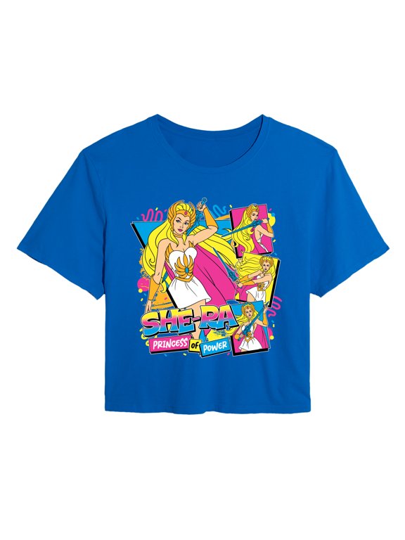 - She-Ra 80s Bootleg Women's Cropped Graphic T-Shirt