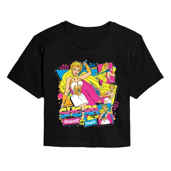 Masters of the Universe - She-Ra 80s Bootleg Cropped Graphic T-Shirt