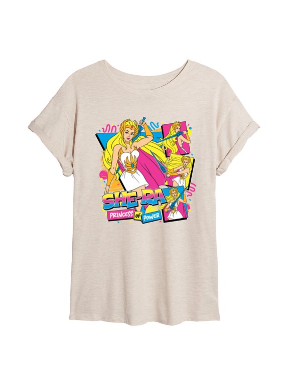 - She-Ra 80s Bootleg Relaxed Fit T-Shirt