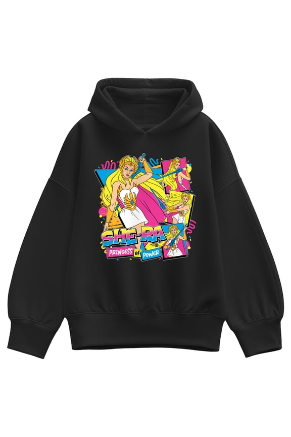 - She-Ra 80s Bootleg - Women's Oversized Fleece Hoodie Sweatshirt