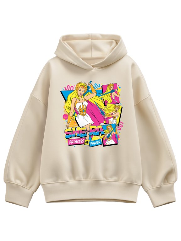 - She-Ra 80s Bootleg Women's Oversized Fleece Hoodie Sweatshirt