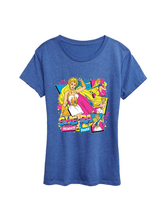- She-Ra 80s Bootleg Women's Short Sleeve Graphic T-Shirt