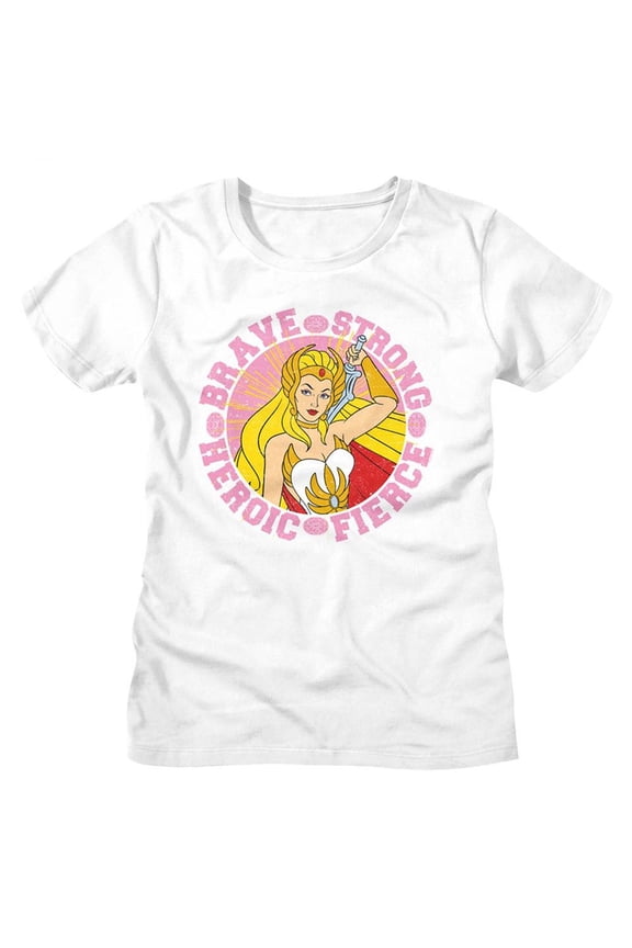 Masters of the Universe She-Ra Brave and Strong White Women's T-Shirt