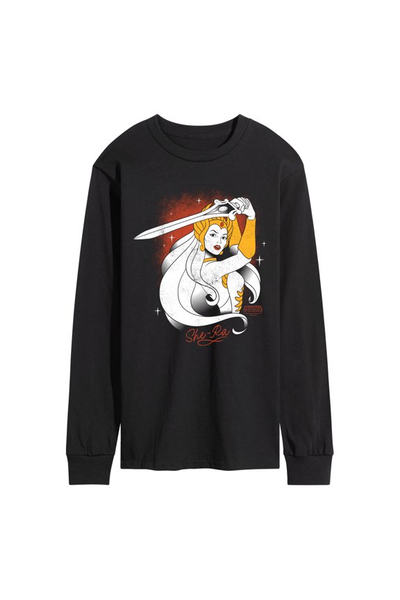 - She-Ra Portrait - Men's Long Sleeve Graphic T-Shirt