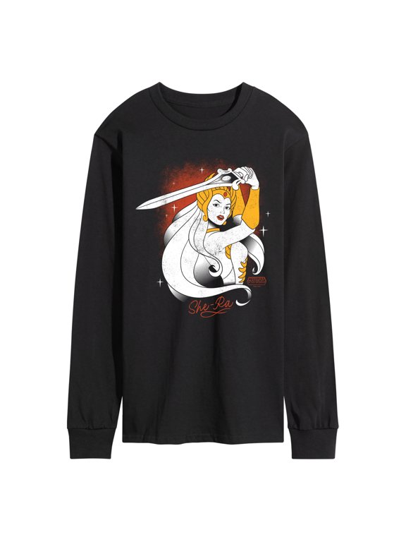 - She-Ra Portrait Men's Long Sleeve Graphic T-Shirt