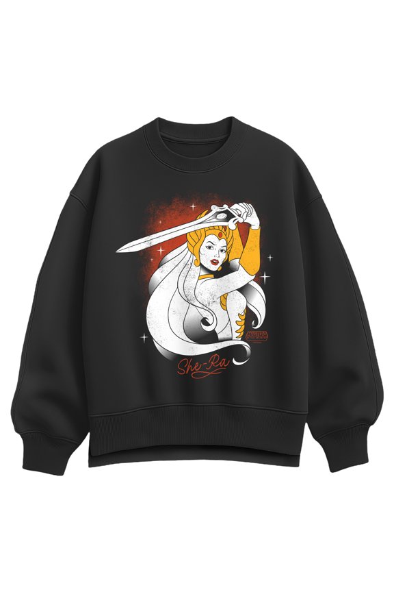 - She-Ra Portrait - Women's Oversized Fleece Crew Sweatshirt