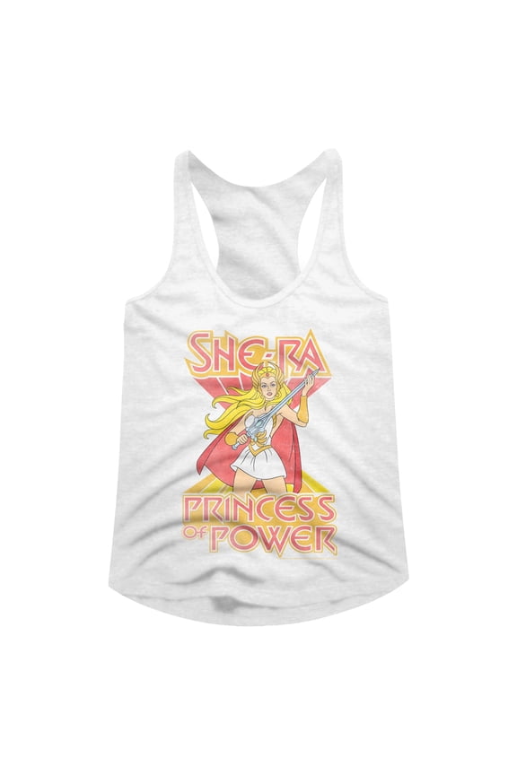 Masters of the Universe She Ra White Women's Racerback Tank Top