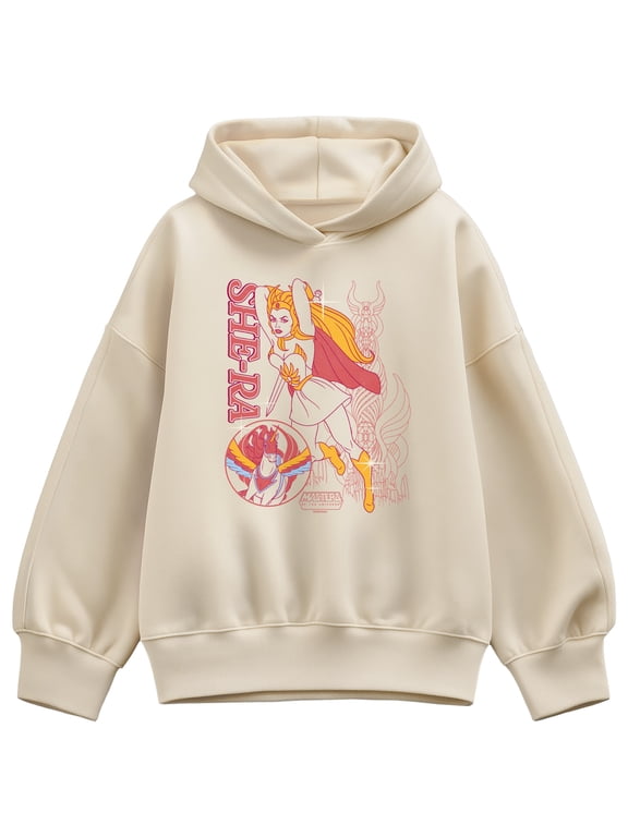 - She-Ra Women's Oversized Fleece Hoodie Sweatshirt