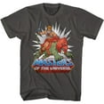 thumbnail image 1 of Masters of the Universe Starburst Battle Cat Smoke Adult T-Shirt, 1 of 2