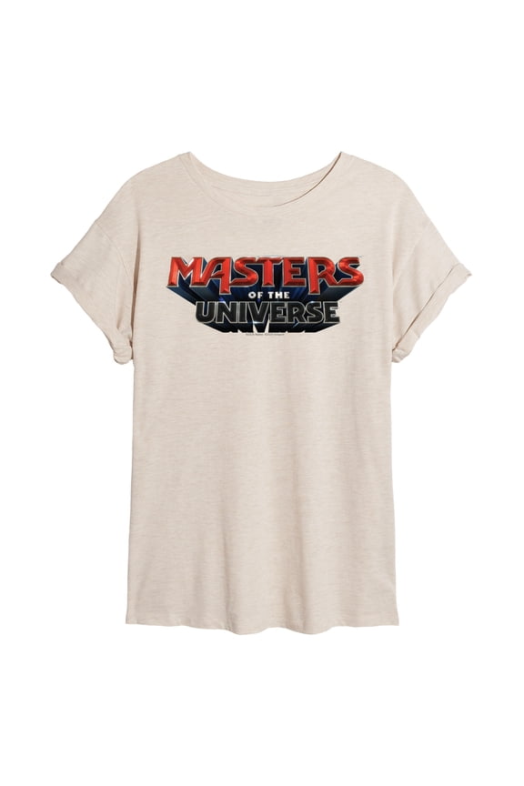 - Theatrical Logo - Juniors Oversized Graphic T-Shirt