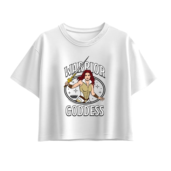 Masters of the Universe - Warrior Goddess Tessa Girls' Short Sleeve Boxy Graphic T-Shirt