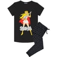 thumbnail image 1 of Masters of the Universe Womens Black Short Sleeve Long Leg Pyjama Set, 1 of 5