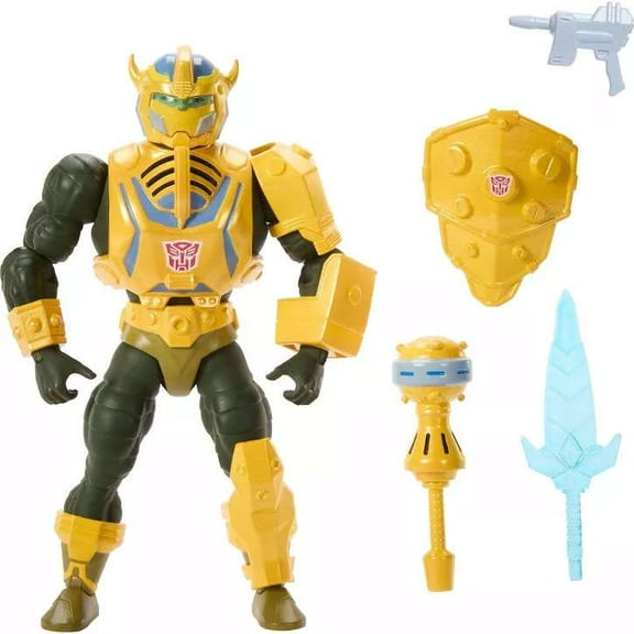 Masters of the Universe X Transformers Bumblebee Armor Man-At-Arms Action Figure