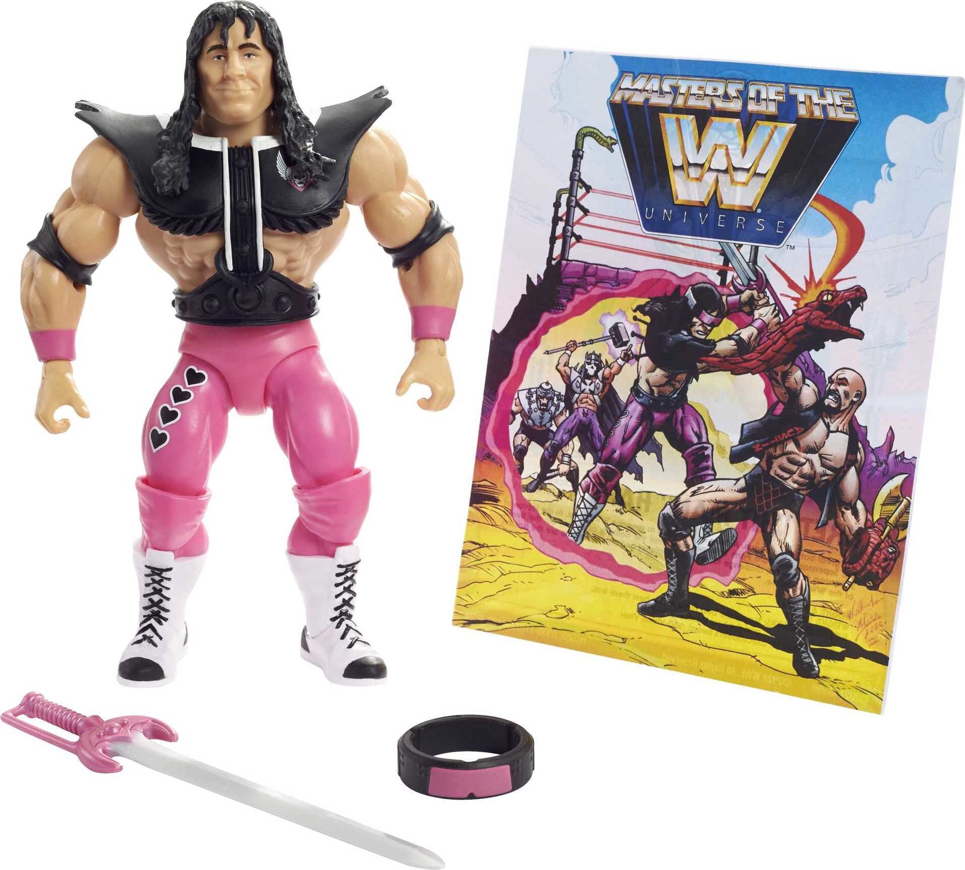 WWE Masters of the Universe Bret Hit Man Hart Action Figure
