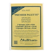 Masterson Sta-Wet Premier Pallete Sponge Refill, 3/Pkg.