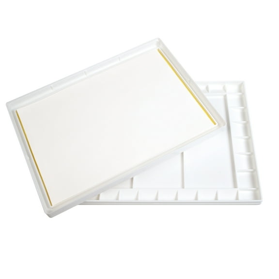 Masterson Sta-Wet Super Pro Palette, Doubles as 32 Well Watercolor Palette, Keeps Wet Paint Fresh