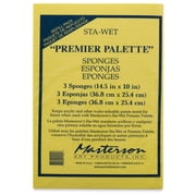 Masterson Sta-Wet Super Pro Palette Sponge Refill, 3/Pkg.