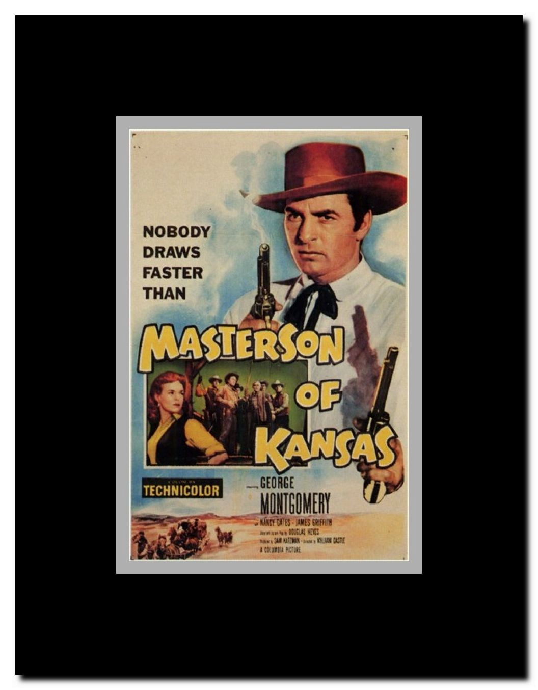 Masterson of Kansas Framed Movie Poster