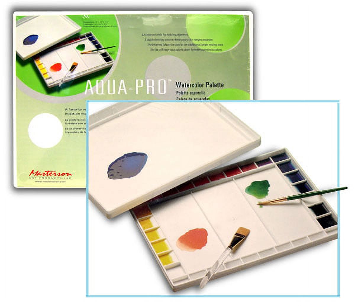 Masterson's Aqua Pro Paint Palette For Acrylics And Watercolors Is A ...